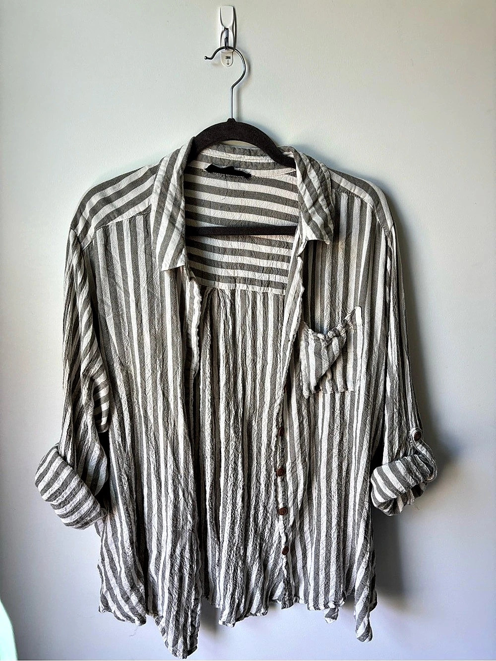 Jane and Delancey Guazey button down 2X
